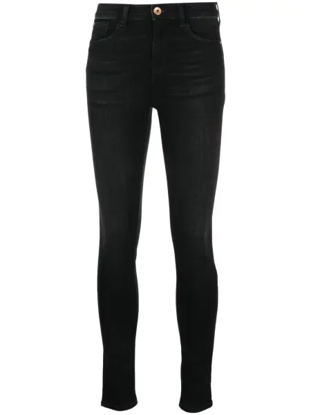 Blugi skinny Emporio Armani negru
