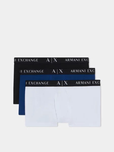 Набір трусів Armani Exchange білий/чорний бавовна/еластан білий