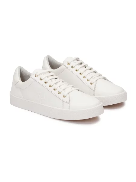 Sneakersy Kazar skórzane białe