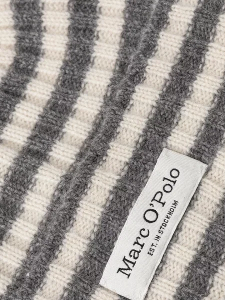 Шерстяная шапка Marc O'polo бежевая