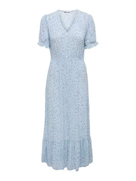 ONLY Rochie de vară ONLCHIANTI albastru ultramarin / murdar alb