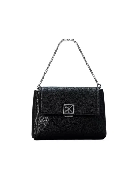 Calvin Klein torebka crossbody z imitacji skóry czarna