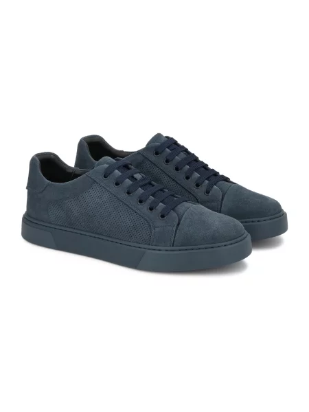 Sneakersy Kazar zamszowe niebieskie