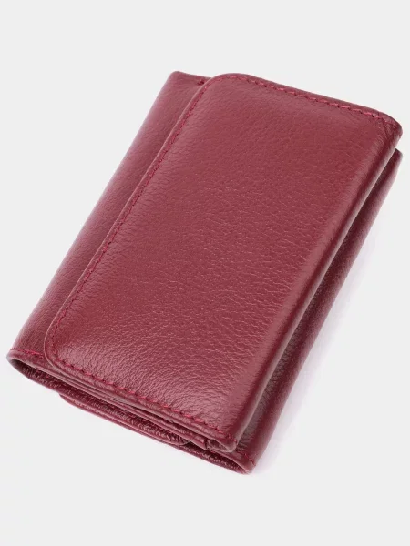 ST Leather Accessories Гаманець Шкіра бордовий