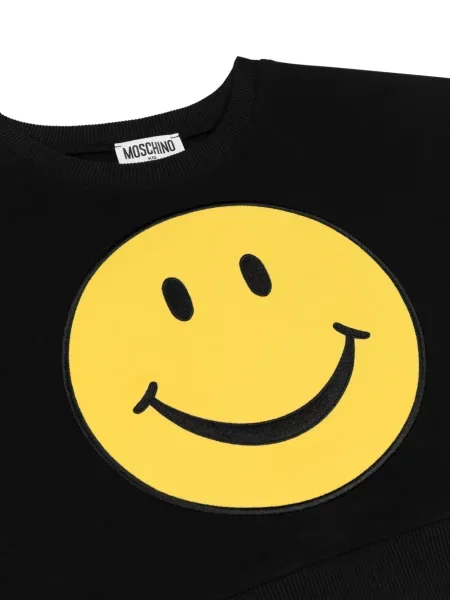 Sweter dziecięcy Moschino czarny