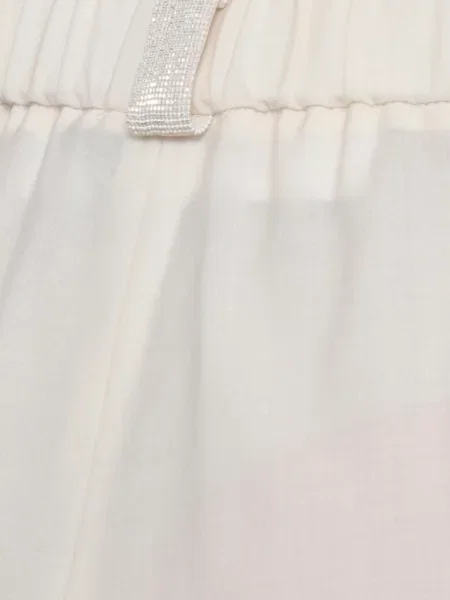 Pantaloni Fabiana Filippi alb