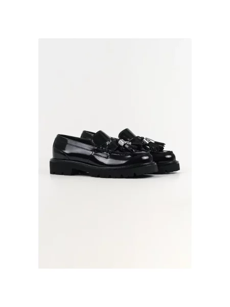 Loafersy KARL LAGERFELD czarne