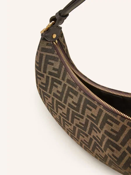 Fendi Torba Na Ramię Fendigraphy Small braun brązowa