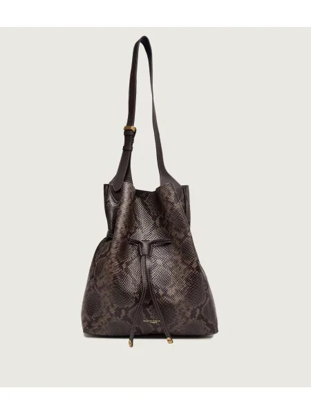 GIANNI CHIARINI Bőr tornazsák + tarisznya Sienna barna
