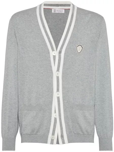 Kardigan Brunello Cucinelli szary