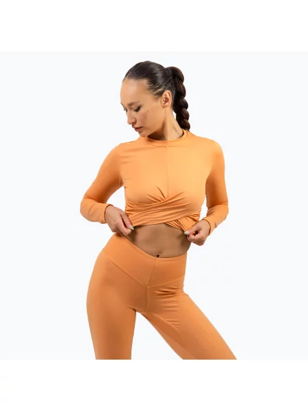 Dámský top tričko NEBBIA Elevated orange oranžové