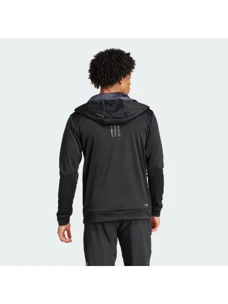 Mikina s kapucí Adidas černá