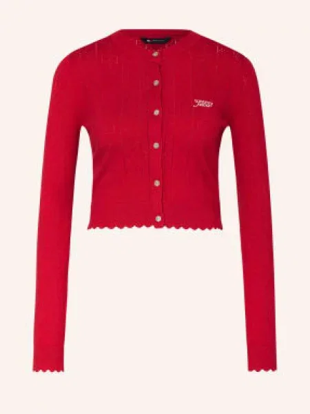 Tommy Jeans Kardigan rot czerwony