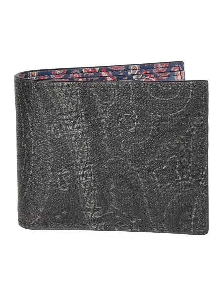 Portfel Etro z nadrukiem z wzorem paisley
