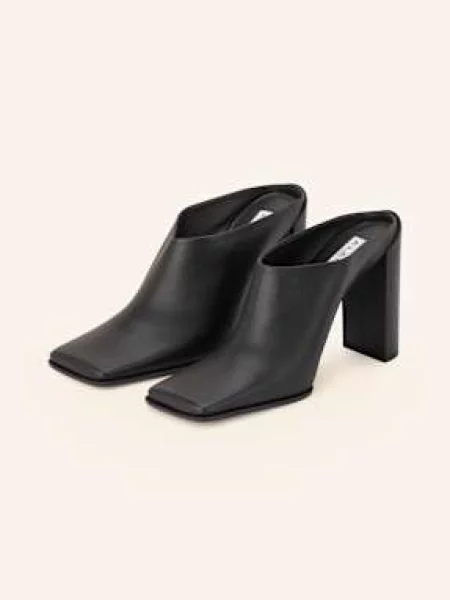 Alaïa Klapki Typu Mules schwarz czarne