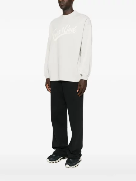 Μακρύς μπλούζα Fear Of God Essentials με σχέδιο γκρι