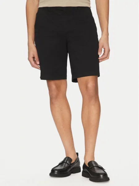 Kratke hlače iz tkanine Calvin Klein Jeans črna