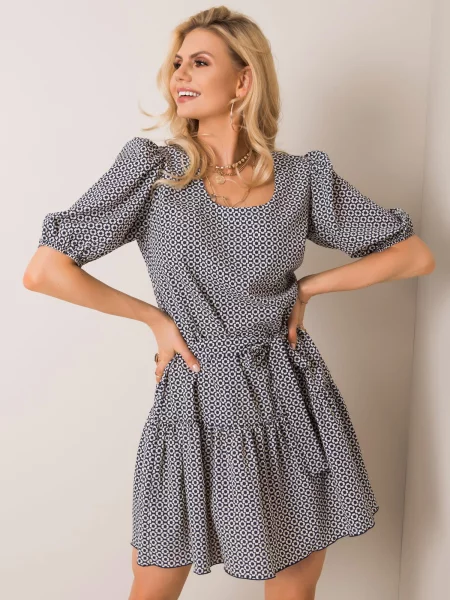 Rochie mini Fashionhunters de costum alb