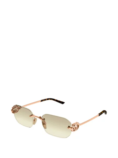 Ochelari de soare Gucci Eyewear cu autograf roz