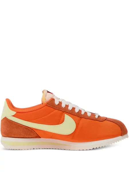 Sneakerși Nike Cortez plasă cu model piele de șarpe portocaliu