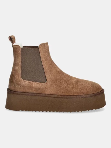 Замшеві чоботи Copenhagen brown коричневий