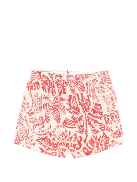 Slip de baie Dsquared2 cu imagine cu cordon
