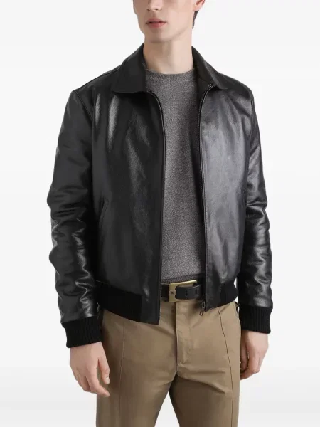 Geanta de piele Dolce & Gabbana negru