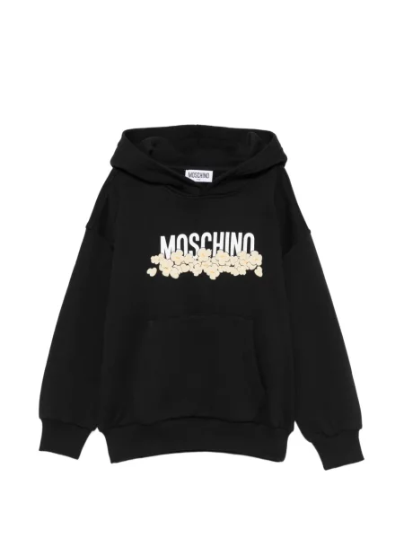 Bluza z kapturem dziecięca Moschino czarna