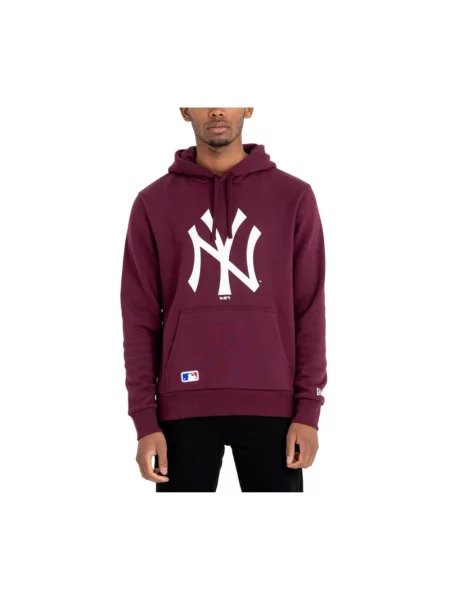Bluza New Era NOS MLB Reguler New York Yankees Hoody dark purple fioletowa