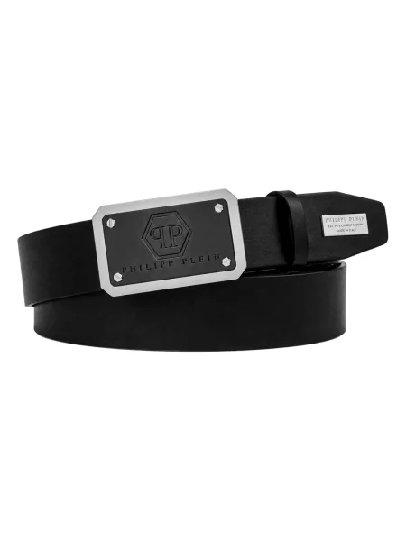 Pasek Philipp Plein z paskiem czarny