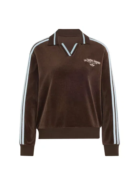 ADIDAS ORIGINALS Sweater majica svijetloplava / čokolada