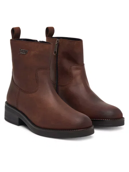 Tommy Jeans Aulinukai Tjw Soft Sole Chelsea Boots Lth ruda
