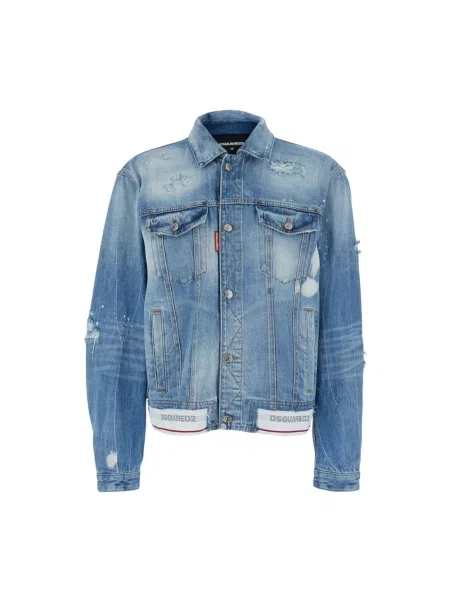 Kurtki Mężczyzna XL Light Cool Kids Wash Over Jean Jacket niebieski