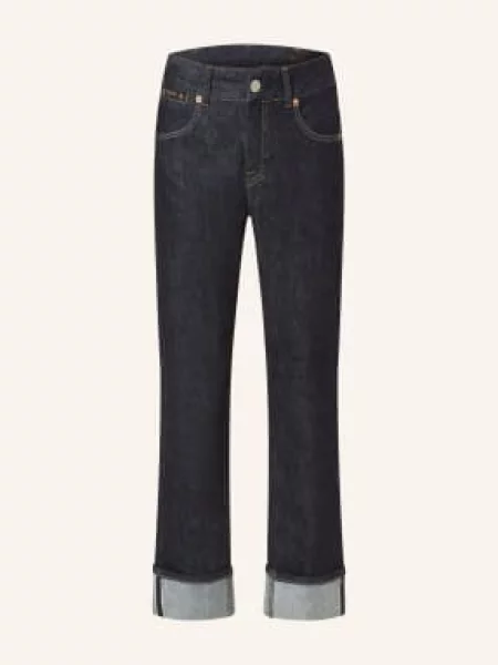 Herrlicher Jeansy Marlies Straight Fit blau