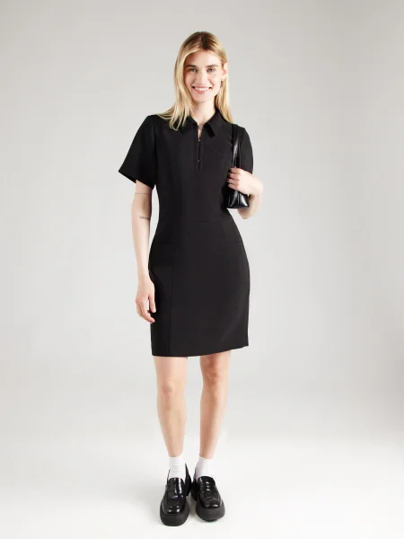 HUGO rochie mini evazati negru