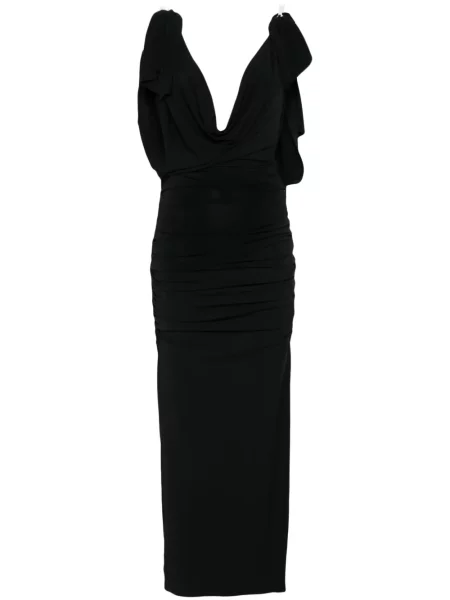 Rochie maxi The Attico de costum negru