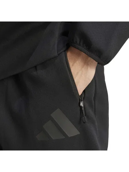 ADIDAS SPORTSWEAR Športové nohavice Z.N.E. tmavosivá čierna