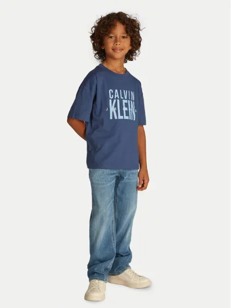 Calvin Klein Jeans T-shirt Bold Graphic plava