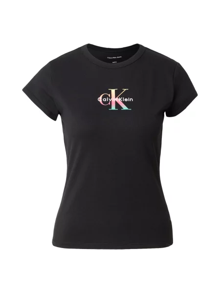 Calvin Klein Jeans Tricou Pride turcoaz / roz / negru alb