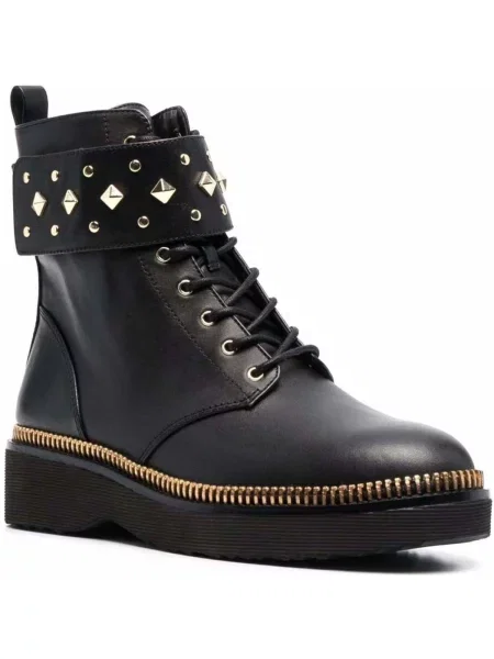 Michael Kors De piele botine HASKELL CUFF negru
