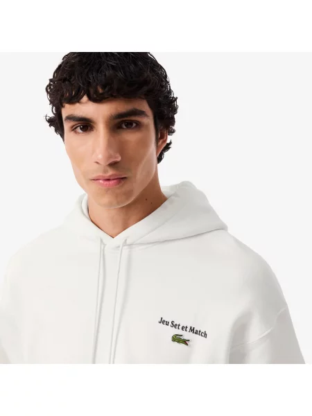 Lacoste толстовка чоловіча біла