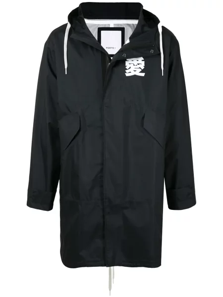 Parka Ports V z kapturem czarna