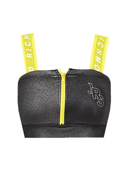 Top sportowy John Richmond elegancki fitness czarny