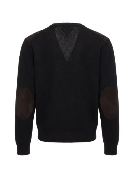 Cardigan Prada de lână negru