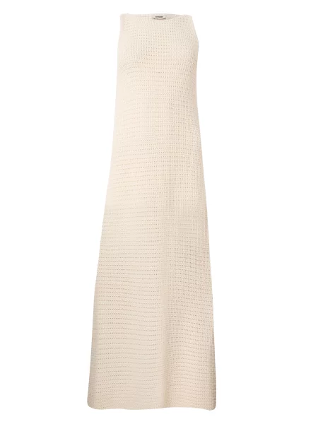 DRYKORN Rochie tricotat IKIS lână alb