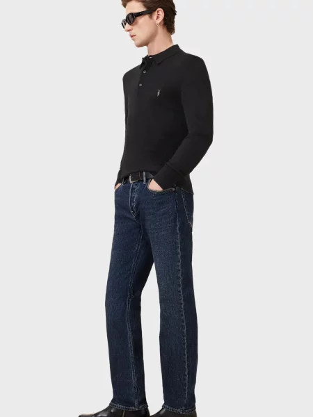Шерстяной свитер Allsaints черный