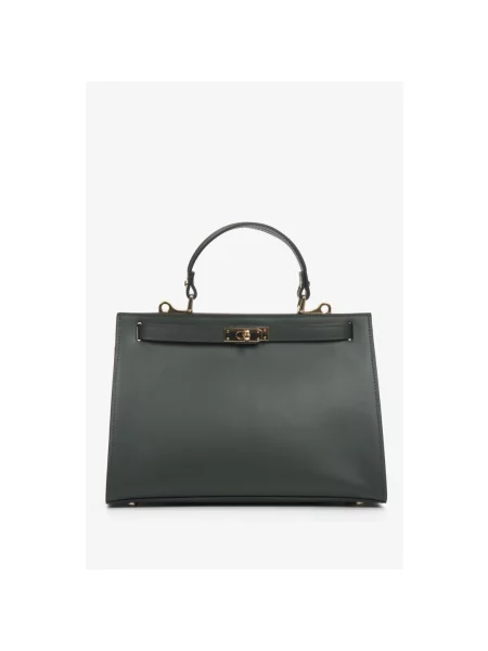 Сумка шкіряна Estro зелена