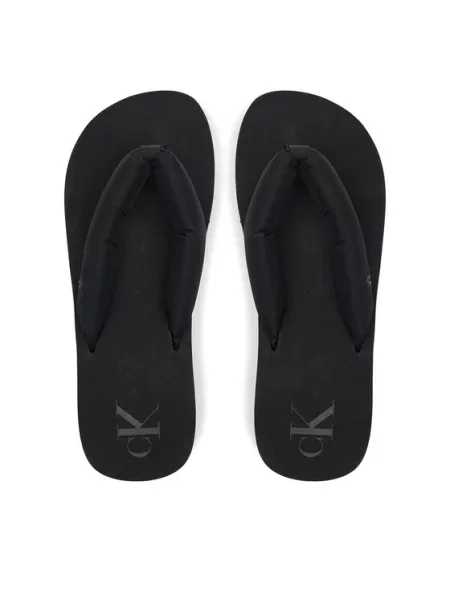 В'єтнамки Calvin Klein Beach Sandal Flatform Ttxr Satin triple black чорні