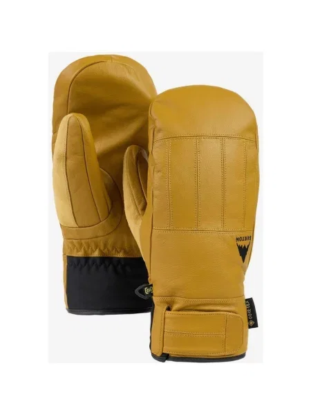 Rękawice z jednym palcem Burton Gondy GORE-TEX skórzane pszeniczne M żółte