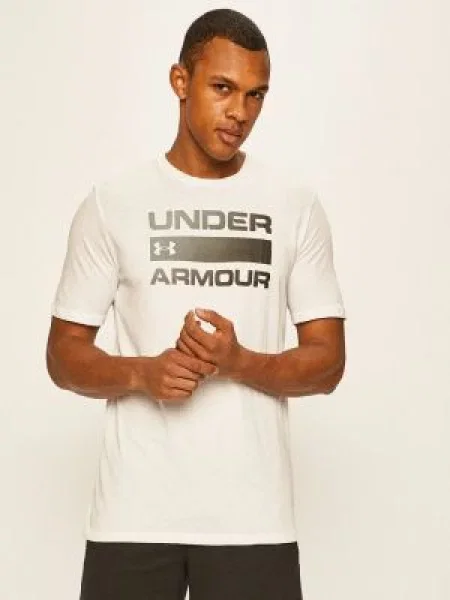 Тениска Under Armour с принт бяло